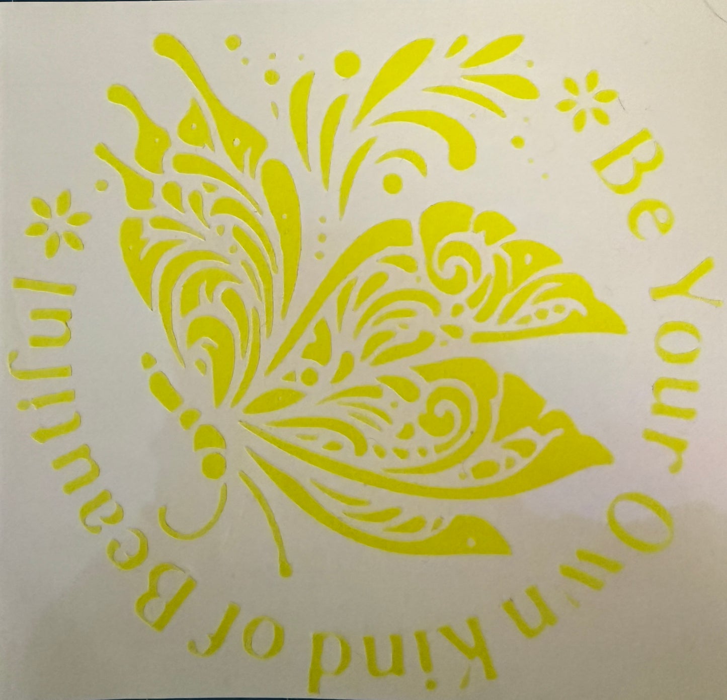 butterfly decal