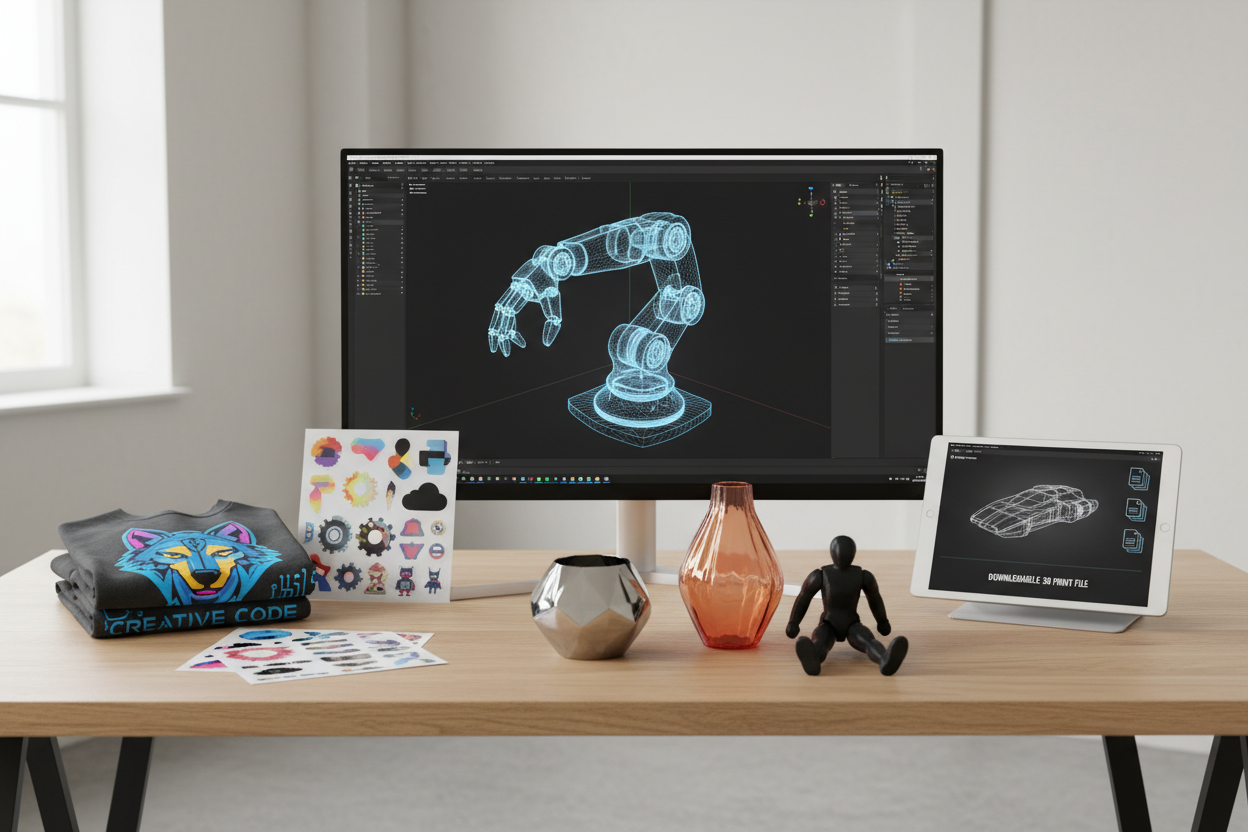 add digital 3-d printing designs